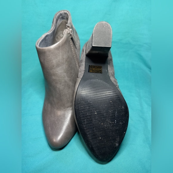 Gray Ankle Boots - Picture 4 of 5